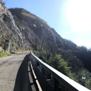 pareti rocciose nella località Rocca di Roffeno