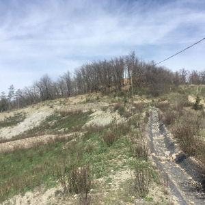 frana a monte dell'abitato di Silla