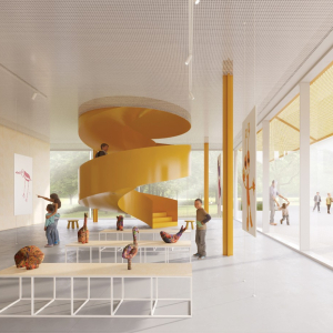 Spazio espositivo al piano terra