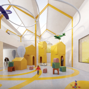 Spazio espositivo al primo piano